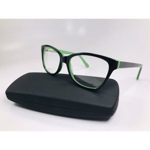 New Designer Inspired SUCCESS XPL Black & Green  NINA Eyeglasses 52mm with Case